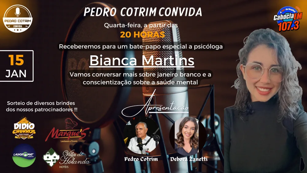 Programa Pedro Cotrim Convida - Bianca Martins