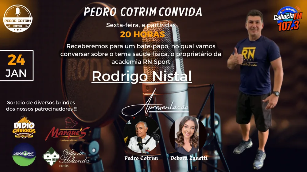 Programa Pedro Cotrim Convida - Rodrigo Nistal