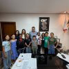 CÂMARA MIRIM: PREFEITO RECEBE JOVENS VEREADORES